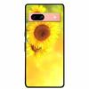 Per Google Pixel 7a 5G Custodia 6.1" Cover Fiori Bordo Nero Silicone TPU Morbida Cover Posteriore Per Google Pixel7a 2023 Custodia Telefono Fundas