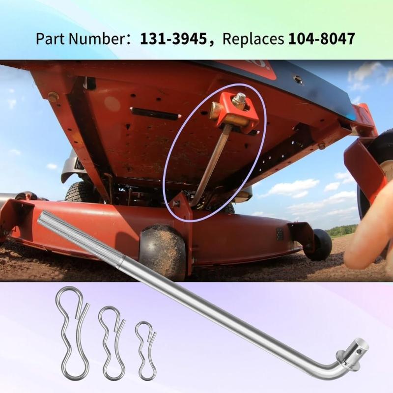 Robuste Installationsstange 131-3945 für Rasenmäherdeck für 74765 74770 74780 74781 74784 74785 74787 74790 74793 74798