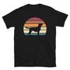 Retro Sunset Dog Pet Lover Labrador Retriever Short-Sleeve Unisex T-Shirt