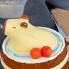 Ceramic Mug Cute Capybara Water Bucket Shape Cup Porcelain Coffee Cups Dringking Cup with Handle & Lid Christmas Gift