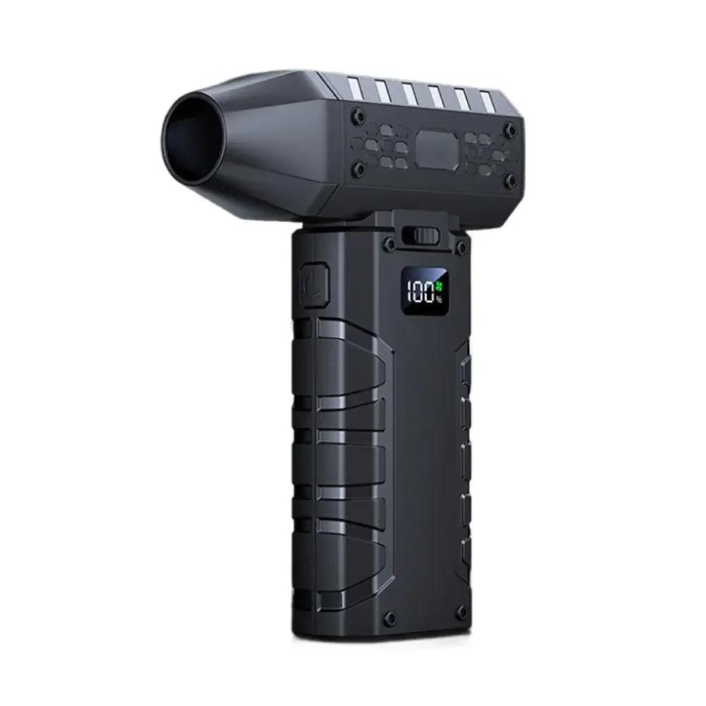 Mini Air Blower 130000 RPM Handheld Turbine Fan Electric Blower With Portable Tube Fan LED Display T5Y6