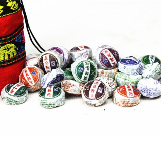 250g 10 Flavors High 50Pcs Chinese Yunnan Mini Quality Ripe Puerh
