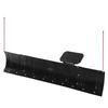 Snow Plow Blade, 109/183 cm Width Adjustable Snow Plow Kit, Easy to Detach, Universal Mount Plowing Attachment with Rubber Flaps, Heavy Duty Steel