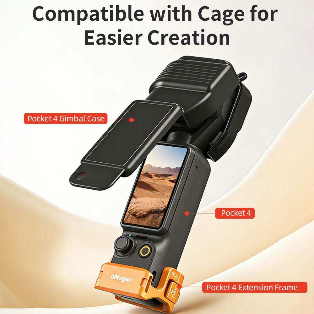 Flip Cover Screen Protector Portable Lens Cover for DJI Osmo Pocket 4 Action Camera Accessories