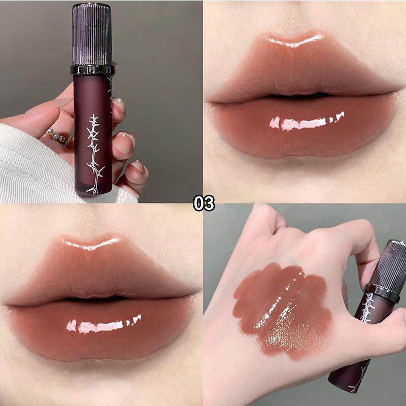 Secret Language of Thorns Lip Glaze Matte Matte Velvet Long-lasting Rich Makeup Lipstick Lip Mud