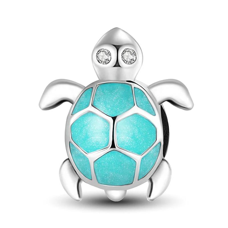 Copper Sea Turtle Ice Cream Cute Firefly Charms Bead Fit Diy Bracelet Bangle Making Gift Of High Quality Jewelry