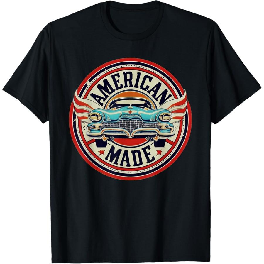 Retro Vintage Gas Station American Made Motor Oil Car Garage T-Shirt XXXXXL чёрный