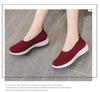 Breathable Women's Slip-On Cloth Shoes for Middle-Aged and Elderly - Large Size, Shallow Opening