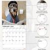 2026 Wall Calendar, 2026 Funny Dogs Calendar, 12 Months from Jan 2026 - Dec 2026, 12" x 24" Open, Funny Wall Calendar, Cute Dog Calendar with Thick