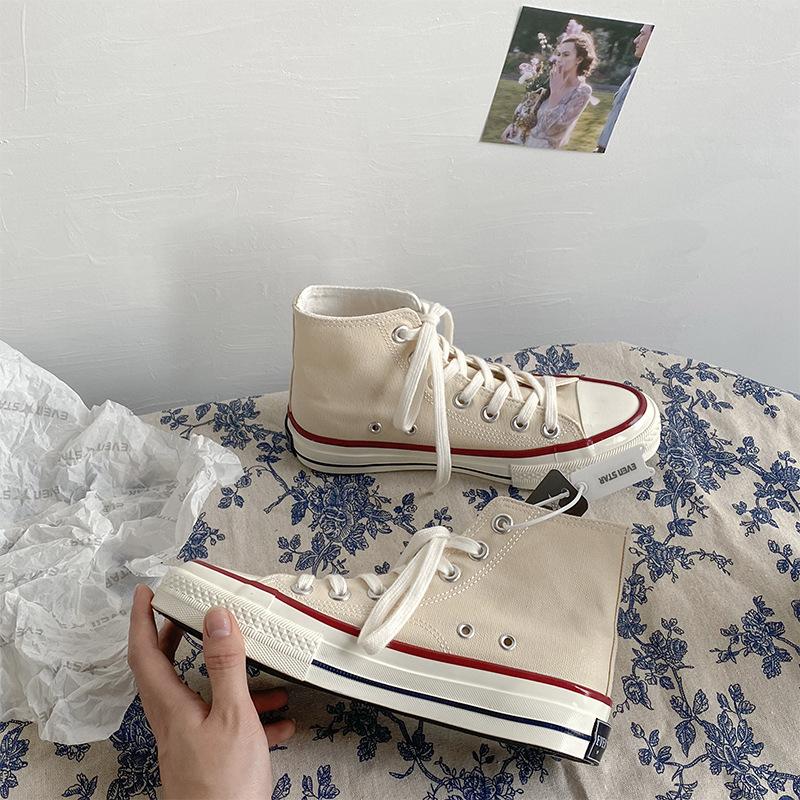 Twilight Star Evenstar White Canvas Shoes Mis-18 Men And Women Couple Shoes Mis-19 Casual Shoes