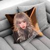 Singer Girl AAhyeon Throw Pillow Case For Decoration Cm Xcm Square Sofa Pillowcase Case