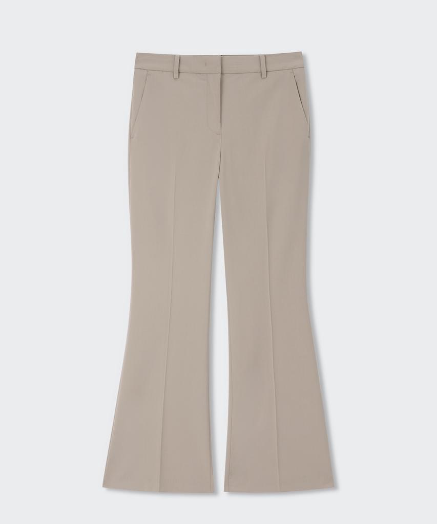 MUSINSA STANDARD WOMAN [Cooltandard] Women'S Low-Rise Flare Slacks [Light Beige]
