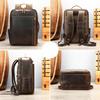 Men's Backpack Business Genuine Leather Computer Bag Top-grain Cowhide Men's Large-capacity Backpack