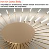 Gold 28 Heads Non Dimmable Pendant Lights Creative Fireworks Design Chandelier Modern Ceiling Light for Living Room Exhibition Hall Bedroom