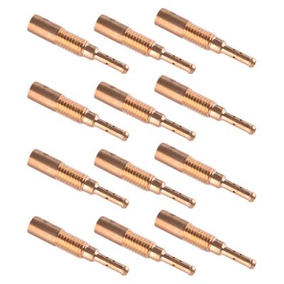 12pcs Motorcycle Carburetor M5x0.8mm Slow Pilot Jet Fit For PZ19 PB16/18/20 30 31 33 35 36 38 40 42 45 48 50 52