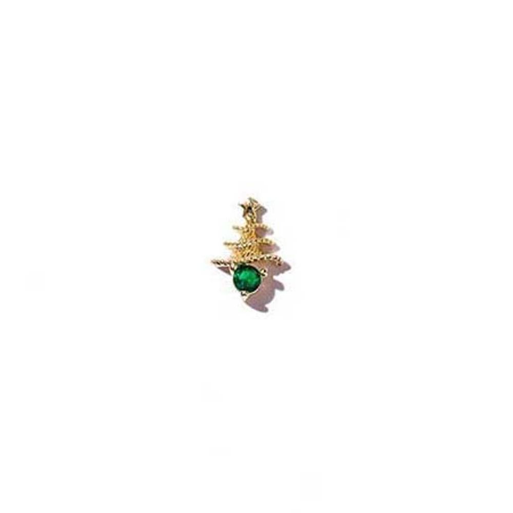 Tree 3D Nail Jewelry Snowflake Nail Rhinestones Christmas Nail Decorations Christmas Nail Drills