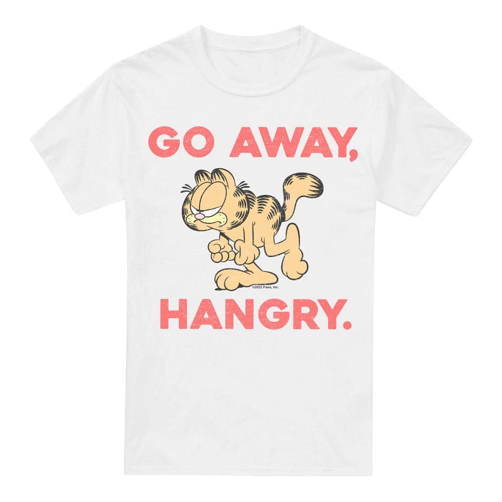Garfield Hangry 100% Cotton T-shirt Mens Tees Top S-5XL, White L