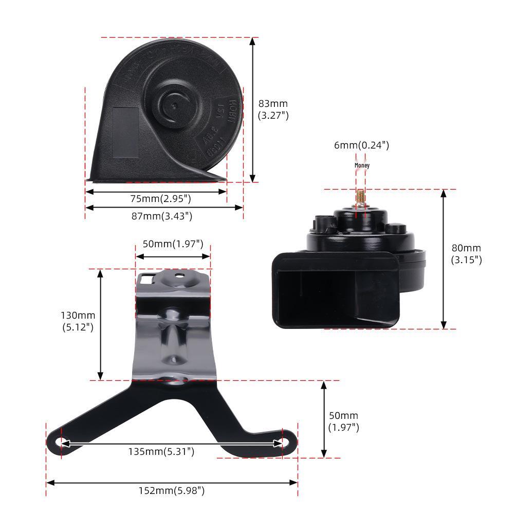 Snail Horn for 2016-2018 Ford Explorer