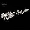 Bridal Accessories Fashion Women Rhinestone Flower Wedding Hair Decorations Party Headband Headdress Jewelry