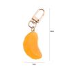 Petal Handbag Pendant Car Decoration Bag Pendant Orange Keychain Key Chain Keyring Simulation Fruit