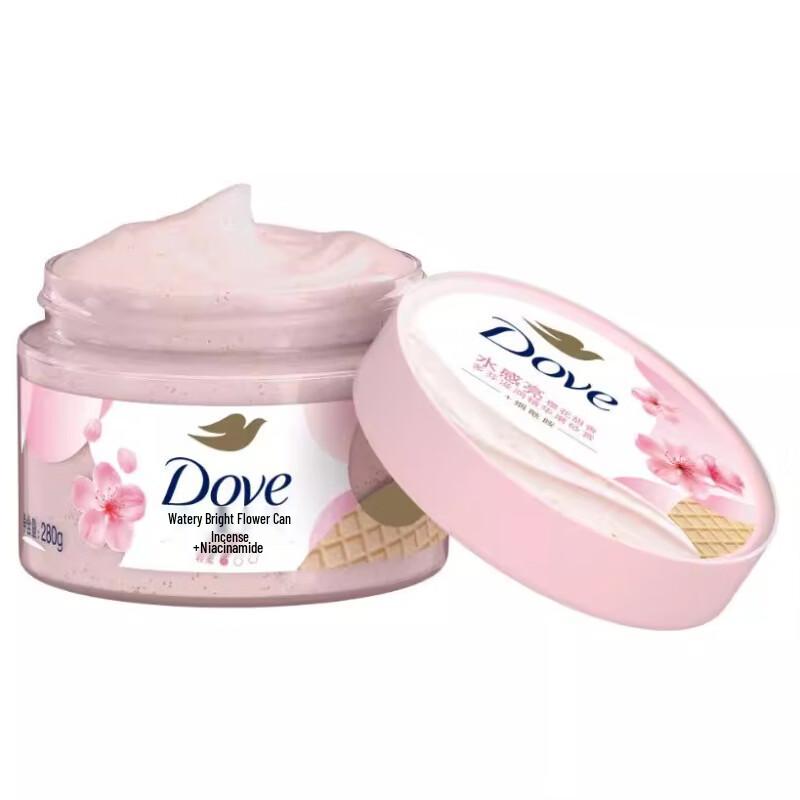 DOVE Ice Cream Body Scrub Pomegranate & Rose Milk