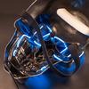 Skull Shape Cold Light Face Cover Glowing Halloween Mask Spoof Prank Toy Scary
