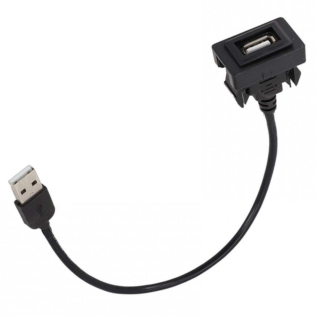USB Extension Cable for Toyota For Vios For Dash Mount Car USB Socket 1.34 inch