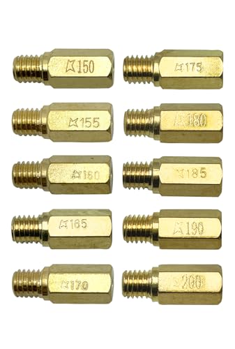 

Fabulousdo Aftermarket Keihin Carburetor Main Jet 150 155 160 165 170 175 180 185 190 200 Set of 10