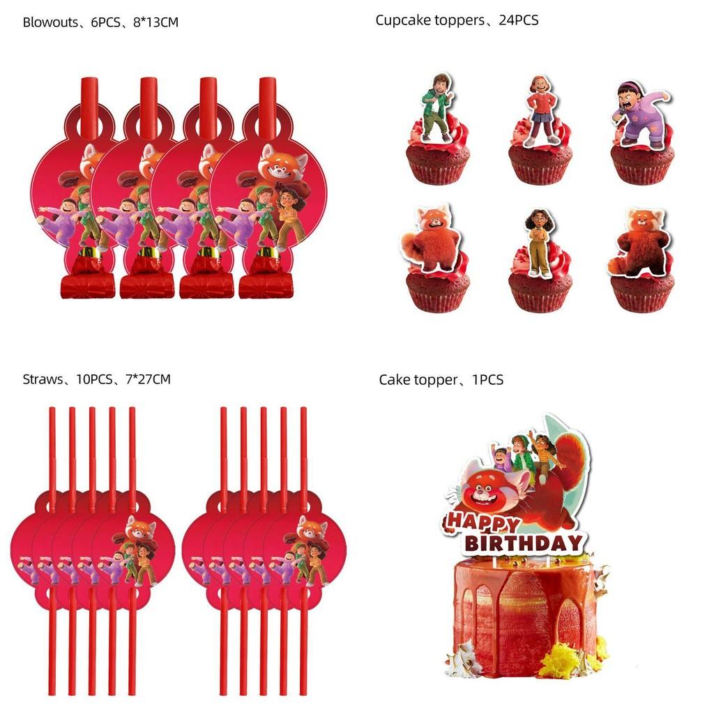 Make Your Child's Birthday Party Extra Special With Turning Red Themed Decorations