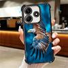 Bald Eagle Cool Plating Phone Case For Xiaomi Redmi Note 14 15 Pro Plus 13 12 11 11S 11T 10 9S 9 5G Anti-Fall Airabag Cover