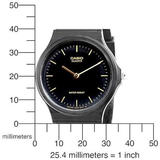 CASIO Watch Black MQ-24-1E Mens Imported