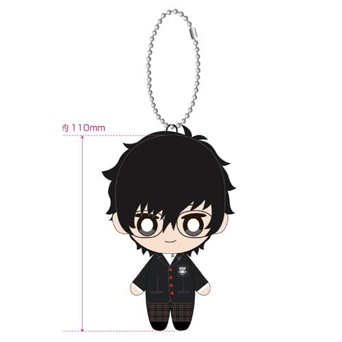 Limited Edition Persona 5 Protagonist Ren Amamiya Joker Plush Keychain (P5, Persona 25th Anniversary, PERSONA 5 THE ROYAL, P5R, Royal Uniform Ver.)