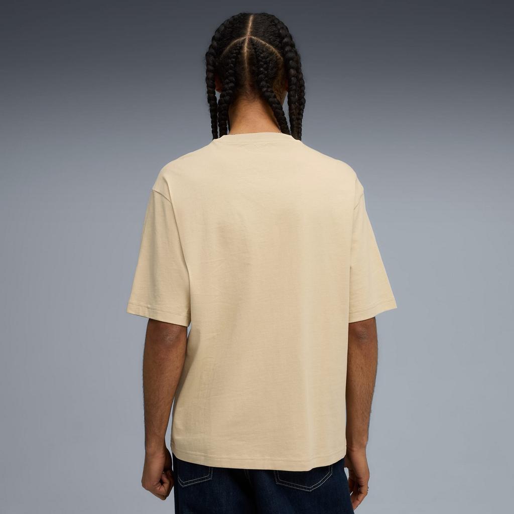 Puma WARDROBE ESS BOXY men's t-shirt beige 62964583 r L
