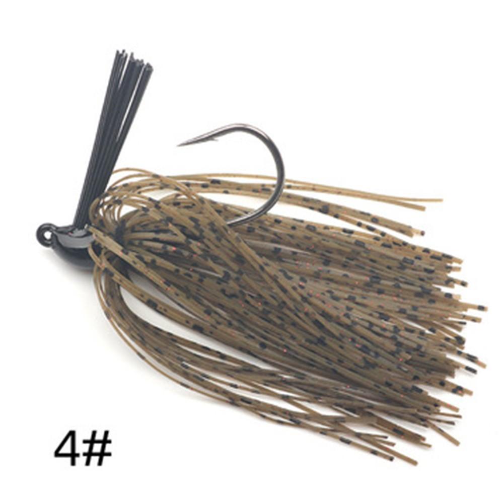 Bass Jig Skirts DIY For Pike Walleye Rubber Skirt Silicone 10g Brand New 4#