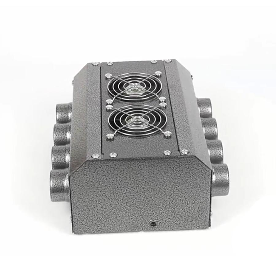 Universal Heater 12V Dual Sides 8 Port 14 Pass All Copper Coil for Car Truck Vintage Muscle Car Under-dash