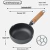 Non-Stick Mini Cast Iron Frying Pan for Oil Drizzling, Stir-Frying, and Egg Frying