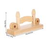 Supporto decorativo per ventaglio cinese Pratico supporto per display per ventaglio Supporto per ventaglio pieghevole in bambù(Colore del registro)
