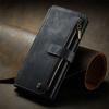Wallet Phone Case for Samsung S25Ultra- Zipper Leather Multi-Functional Shockproof Card Holder Full Cover on Samsung S25/S24/S23/S22/S21/Ultra/Plus