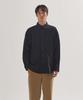 Pal Lab Unisex Pocket Detail Oversized Signature Black Denim Shirt_Pl24S3Sh029_Bk