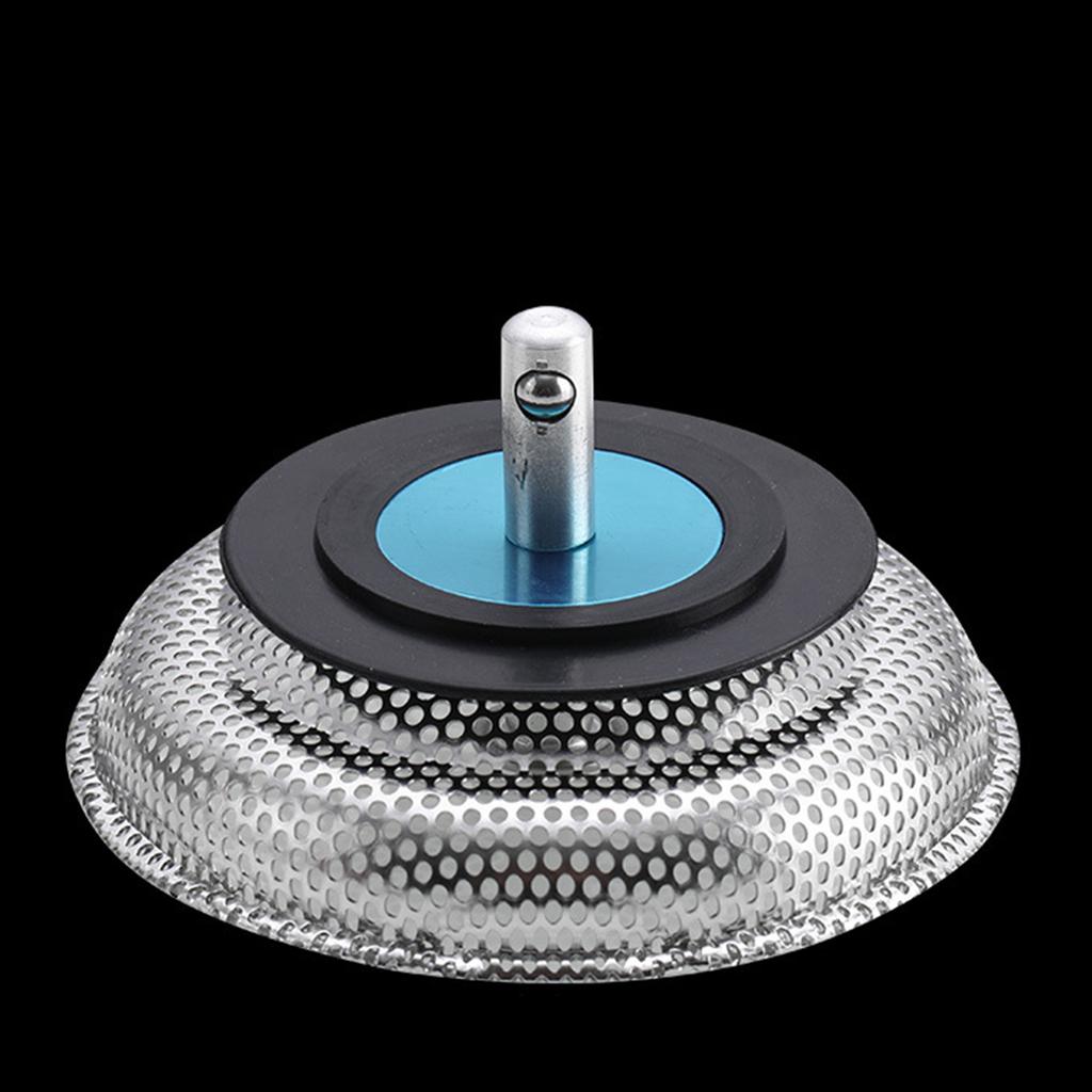 Steel Sink Plugs Prevents Water Leakage Easy To Install Sink Strainer Stable Sink Stopper for Home Or Restaurant