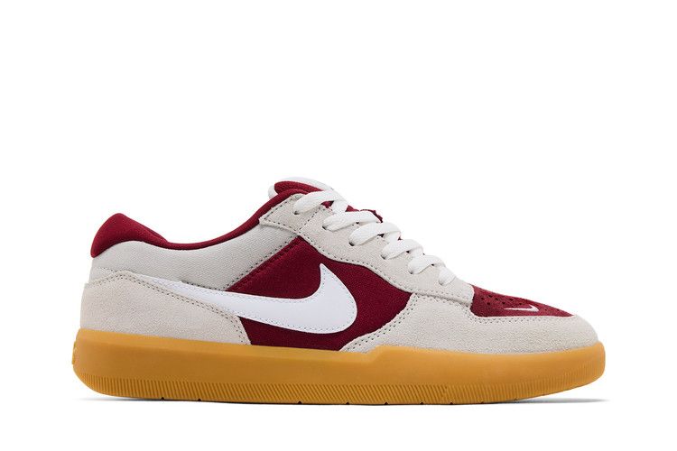 Nike SB Force 58 Team Red Gum Light Brown Men's Sneakers