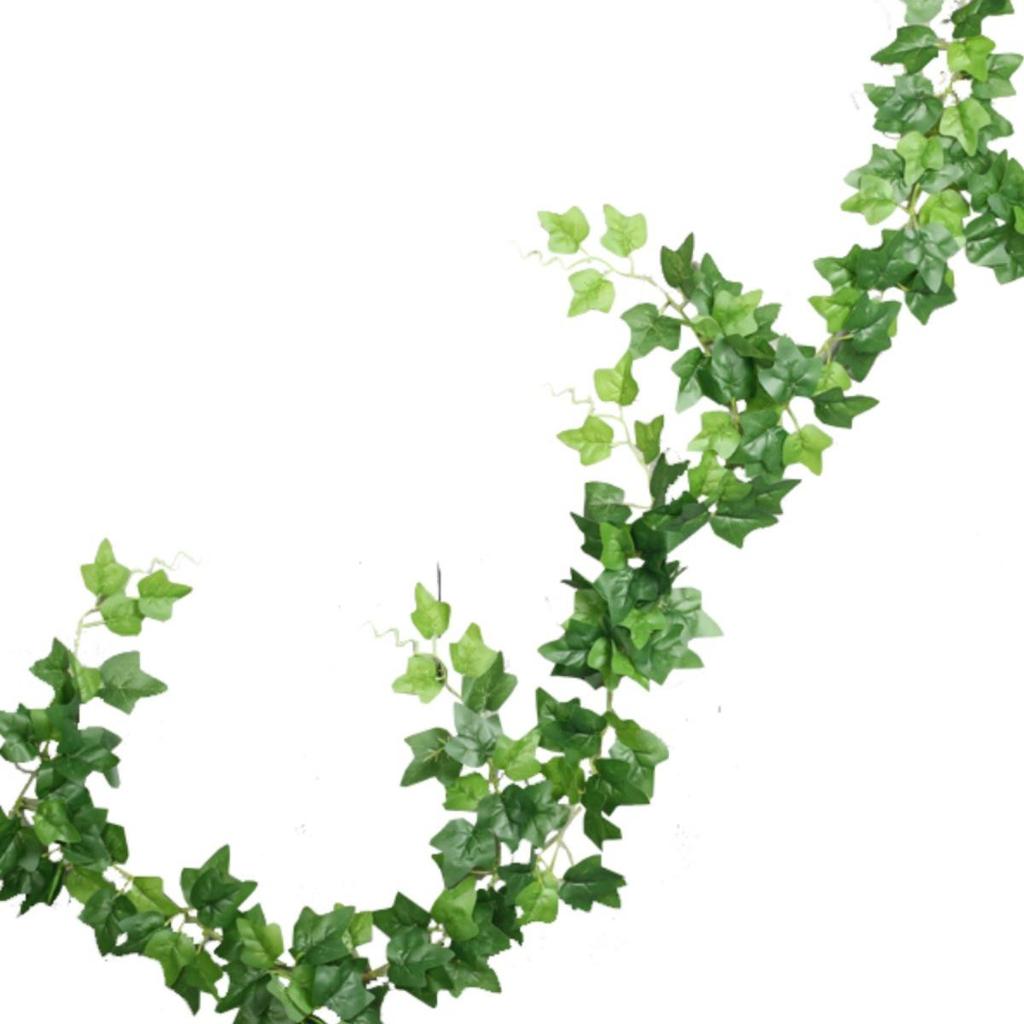 Decorative Rattan Faux Leaf Vines for Air Conditioning Pipe or Shopping Mall Display