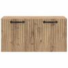 Wall Mounted TV Cabinet Artisan Oak Finish 59.5 x 31 x 30 cm