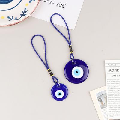 Portachiavi Ciondolo Charms in Vetro Turco Portafortuna Occhio Malvagio Blu Borsa Auto Anello Portachiavi Per Donne Uomini Regalo Ciondolo per Telefono