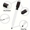 10 Stück Whiteboard-Marker mit Pinselspitze - Sanftes Schreiben & Leicht zu reinigen, Perfekt für Klassenzimmer- und Bürobedarf