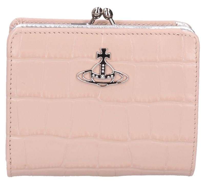 

Vivienne Westwood Embossed Croc FR Cream Bi-fold Wallet, Leather, PKT, 5115002YW, L0039, C402, [Used] бежевий