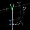 Fishing Rod Bite Bait Alarm Stainless Steel Night Fishing Alarm Bells Carp Tackle Anti-corrosion Anti-rust Fishing Equipment