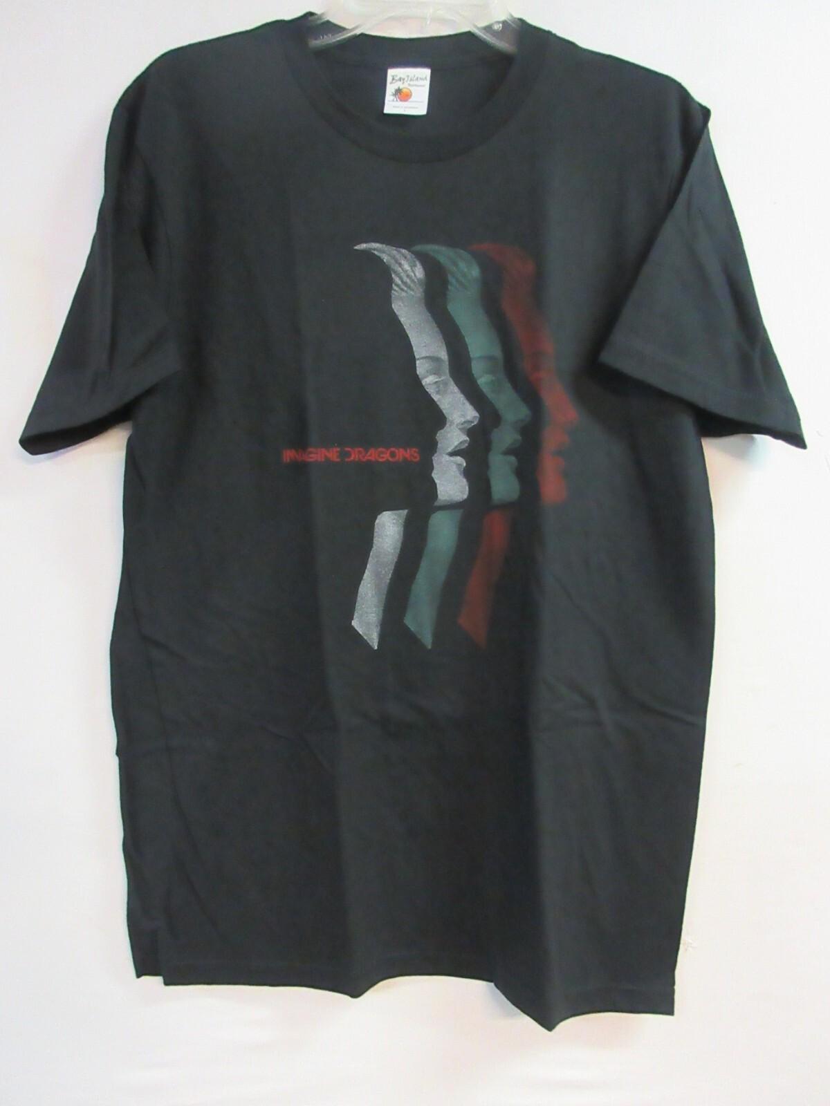 IMAGINE DRAGONS OFFICIAL MERCH TRIPLE FACES BAND CONCERT MUSIC T- LARGE Unisex T-Shirt XXXXL