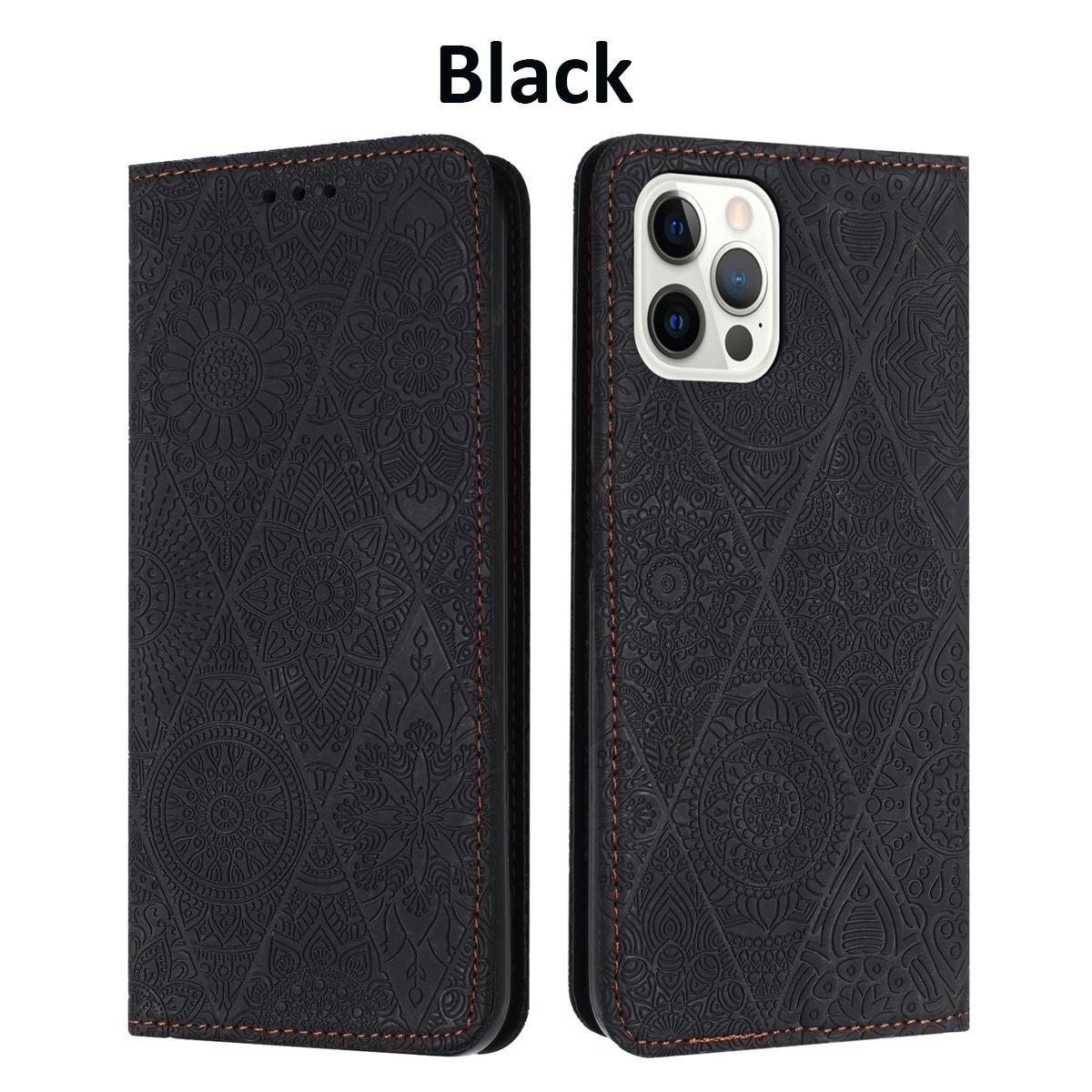 

Чохол Flip Wallet для iPhone 15 14 13 12 11 Pro Max для Redmi 13C 12C Note 13 12 Pro для Samsung S24 S23 S22 A55 A35 A54 A34 A24 A73 A53 A33 A23 A52 iPhone X/XS чорний