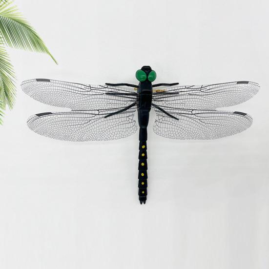 Dragonfly Clip for Insects Repellent 3D Artificial Dragonfly Hat Clip Clip-on Realistic Dragonfly for Outdoor Backyard Garden Decor